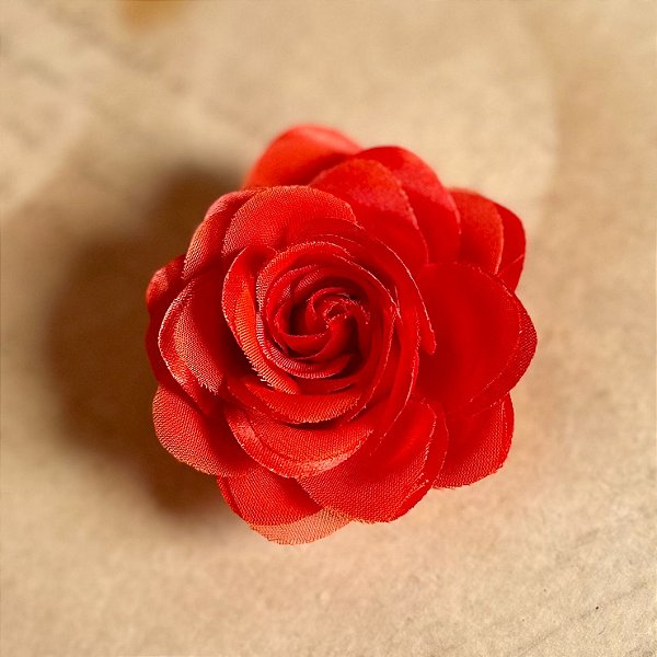 Flor De Cabelo Cetim e Organza