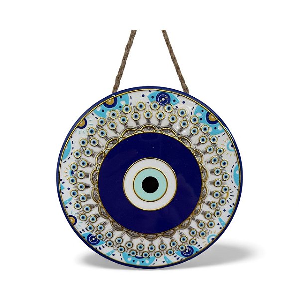 Mandala Porcelana Olho Grego