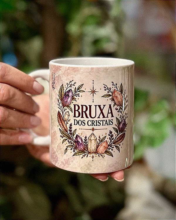 CANECA BRUXA DOS CRISTAIS