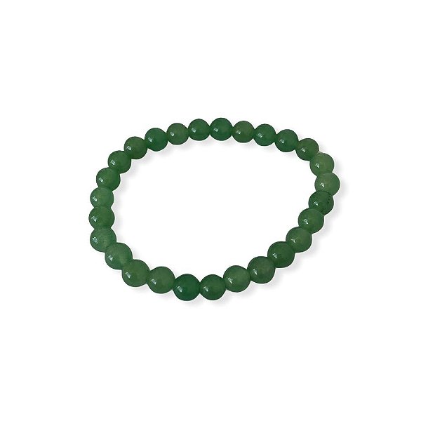 Pulseira Bolinha Quartzo Verde