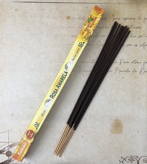 Incenso Rosa Amarela Tulasi