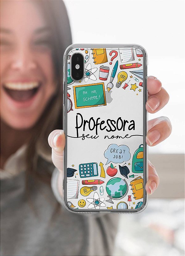 Case personalizada Profissão Professora | ºPersonalize