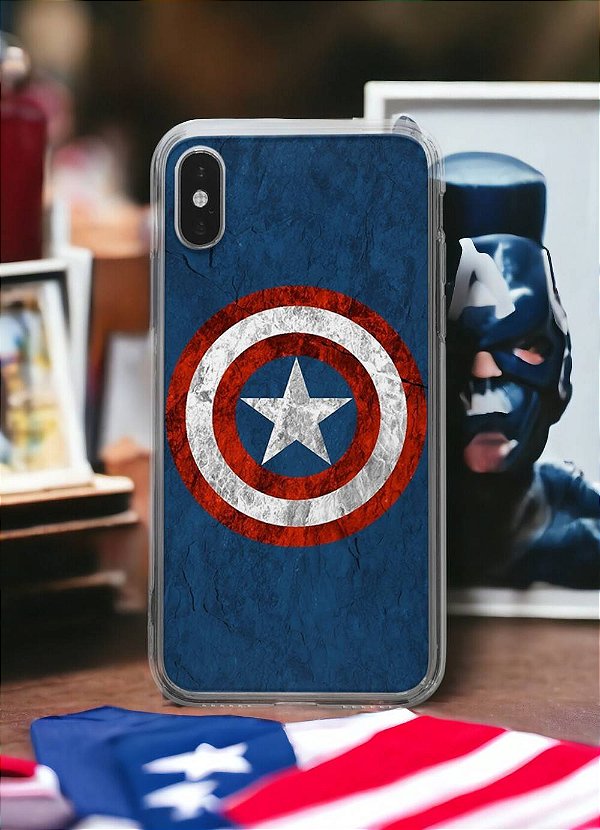 Capinha personalizada do Capitão América - Marvel | º Cód 1