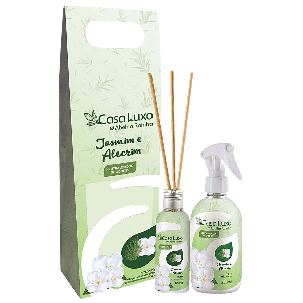Casa Luxo - Kit Jasmim e Alecrim