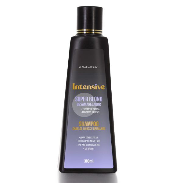 Intensive – Shampoo Desamarelador Para Cabelos Loiros Ou Grisalhos 300 Ml