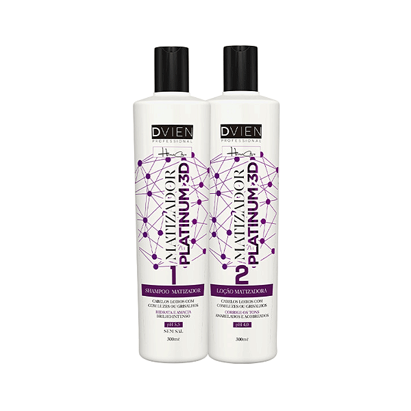 Grupo Dvien - Kit Platinun 3D - Matização e Iluminação dos Loiros