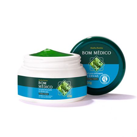 Bom Médico – Gel Forte Relaxante Para Massagem 12 Ervas 100G