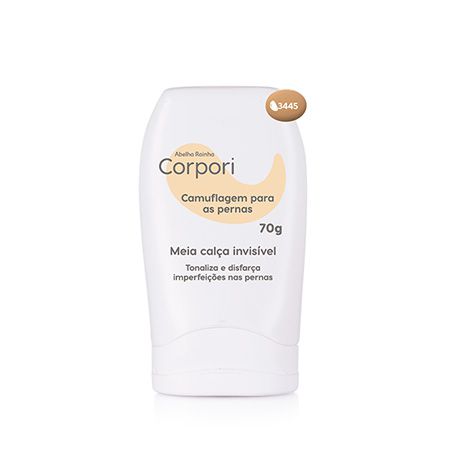 Corpori - Camuflagem Para As Pernas Pele Morena Clara 70G