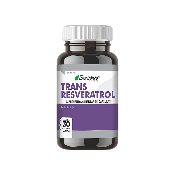 Trans Resveratrol - 500mg 30 Cápsulas
