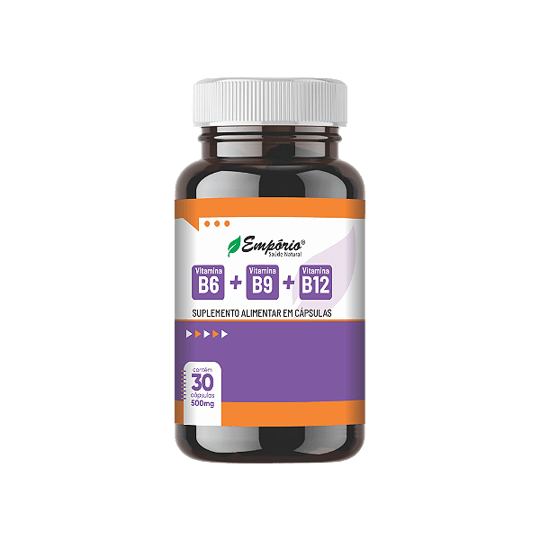 B6 + B9 + B12 - 500mg 30 Cápsulas