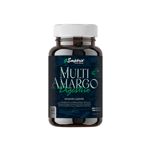 Multi Amargo Digestivo - 500mg 60 cápsulas