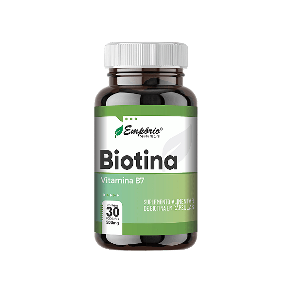 Biotina - 500mg 30 Cápsulas