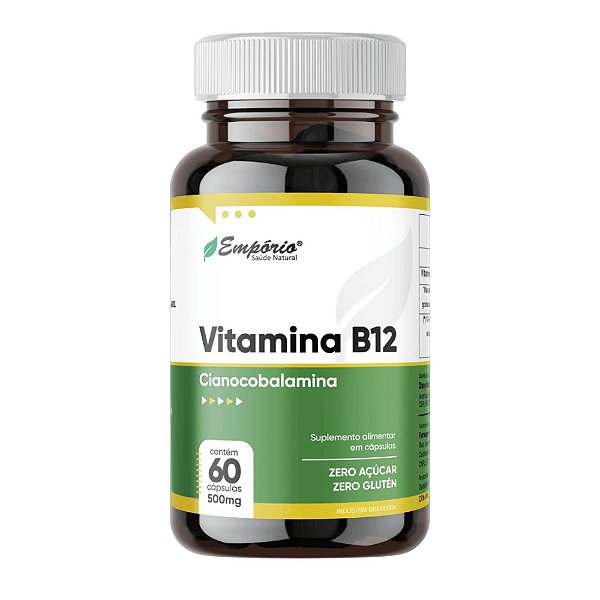 Vitamina B12 - 280mg - 60 Cápsulas