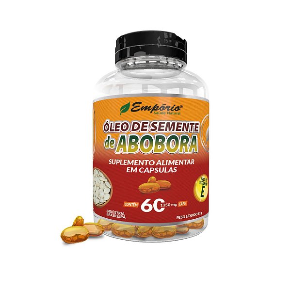 Óleo De Semente De Abóbora -1350mg - 60 Cápsulas