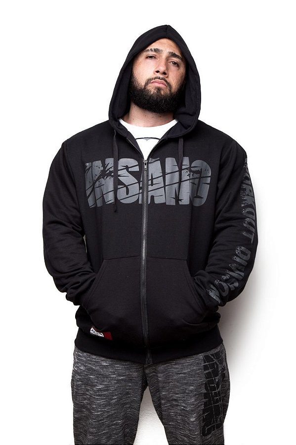 Casaco de Moletom com Zíper Skull