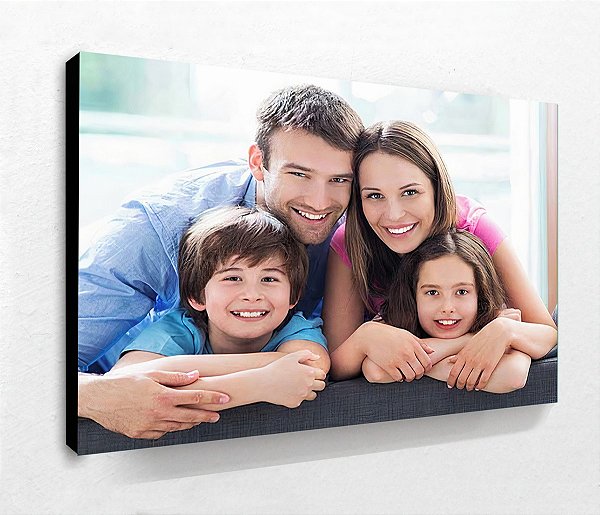 Painel Decorativo Personalizado Com Foto Família  60x90