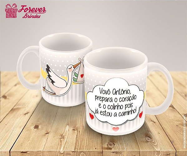 Caneca De Porcelana para Vovô