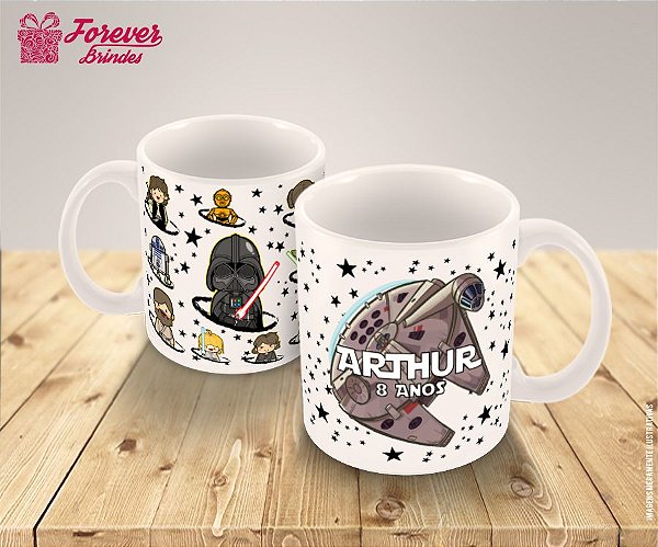 Caneca De Porcelana Star Wars