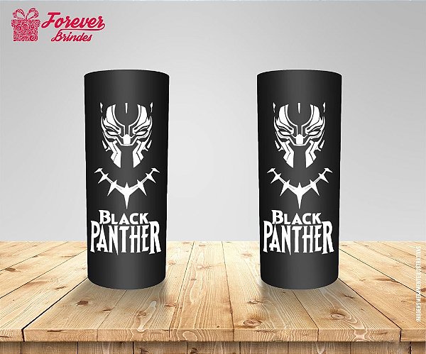 Copo Long Drink Black Panther