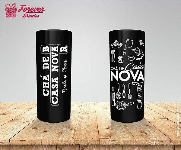 Copo Long Drink Personalizado Chá Da Casa Nova