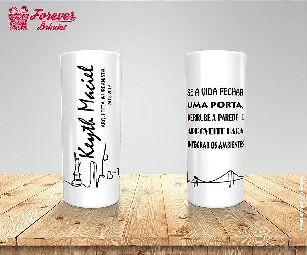 Copo Long Drink  Personalizado De Arquitetura E Urbanismo