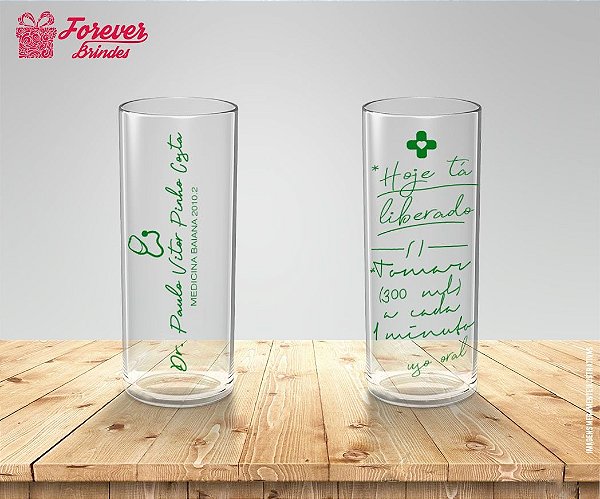 Copo Long Drink Personalizado De Medicina