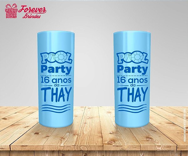 Copo Long Drink Personalizado Pool Party