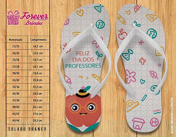 Chinelo Dia dos Professores