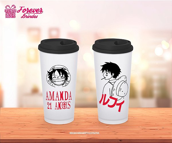 Copo Ecológico Café DUAS CORES ANIME ONE PIECE