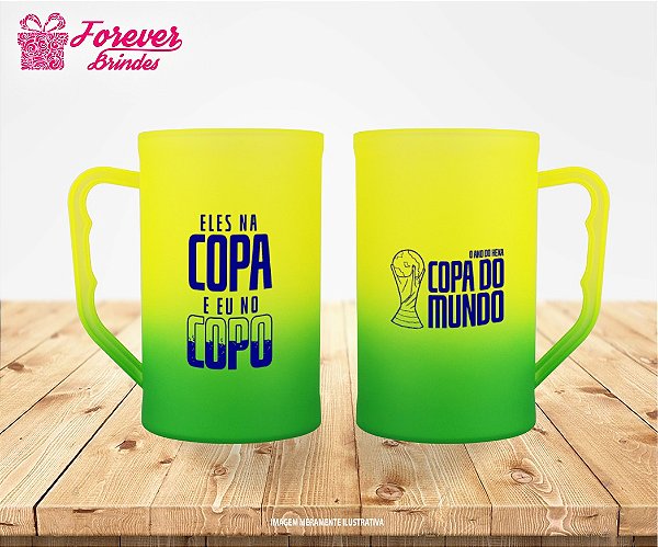 Caneca de Chopp Degradê Copa do Mundo