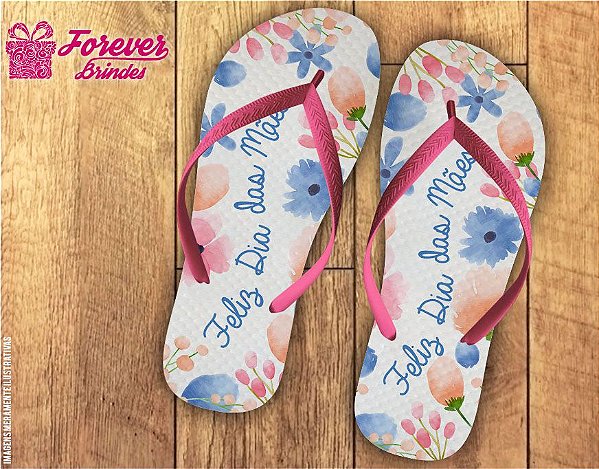 Chinelo Dia Das Mães Floral