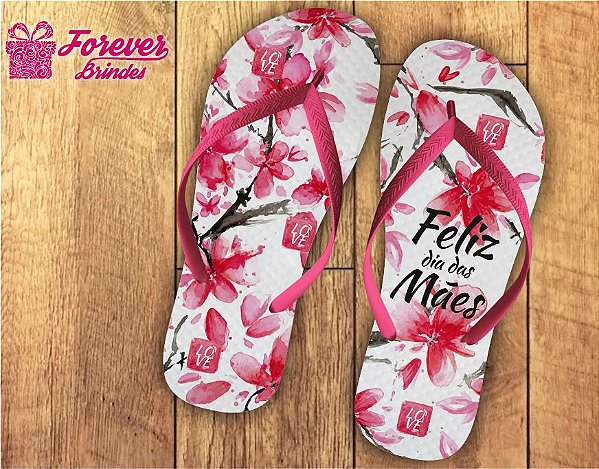 Chinelo Dia Das Mães Floral