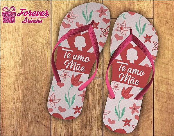 Chinelo Dia Das Mães Floral