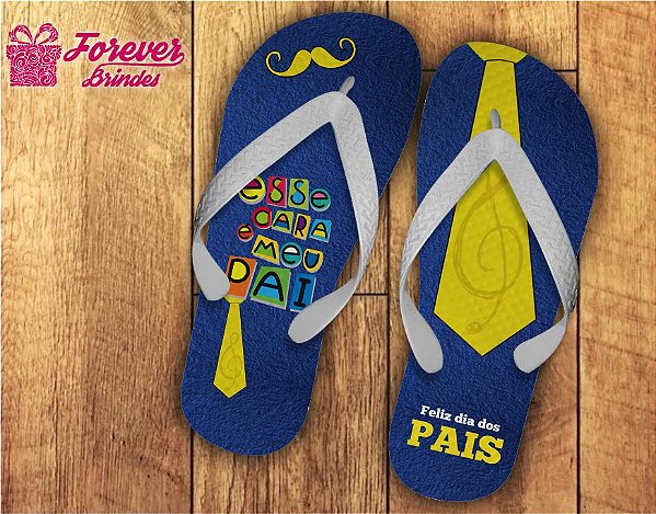 Chinelo Dia Dos Pais Gravata