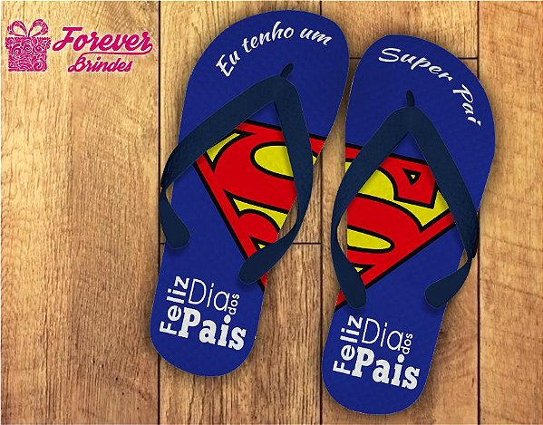 Chinelo Dia Dos Pais Super Pai