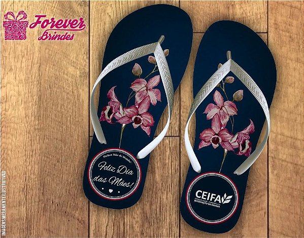 Chinelo Dia Das Mães Floral