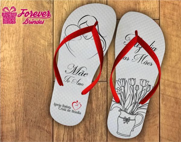 Chinelo Dia Das Mães Para Pintar