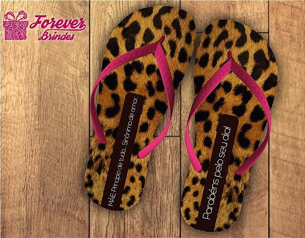 Chinelo Dia Das Mães Mulher Onça