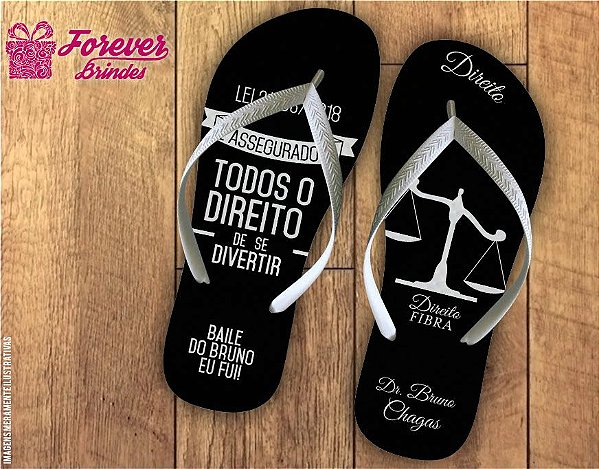Chinelo Formatura Direito
