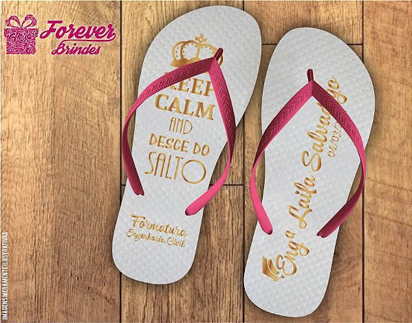 Chinelo Formatura Engenharia Civil Keep Calm