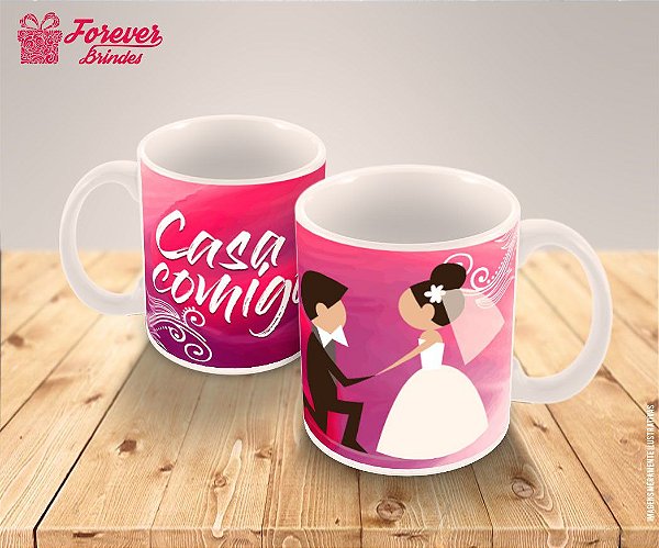 Caneca Porcelana Casamento