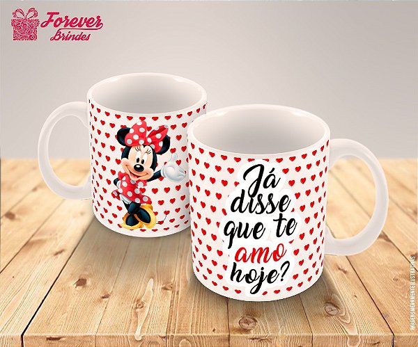 Caneca Porcelana Minnie Disney