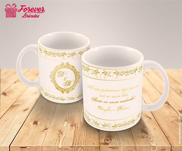 Caneca Porcelana Casamento