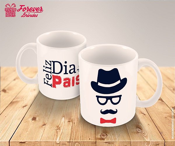 Caneca Porcelana Personalizada Dia dos Pais