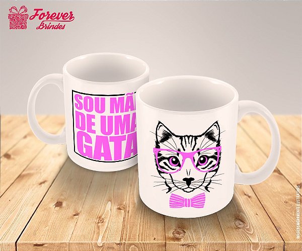 Caneca Dia das Mães Gata