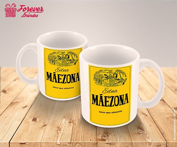 Caneca Porcelana Mãezona
