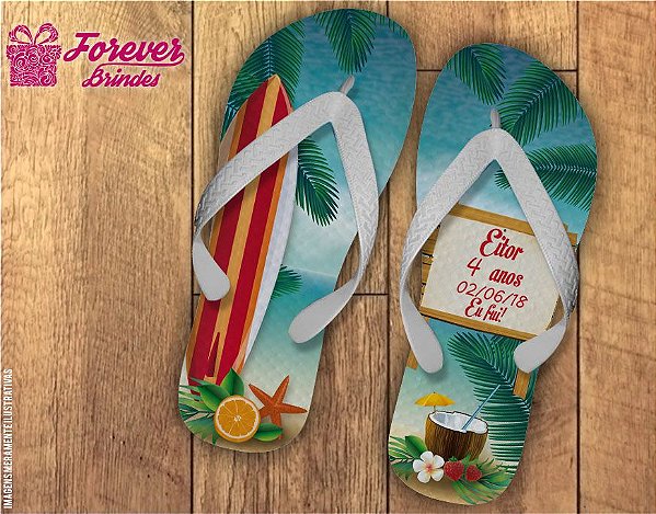 Chinelo Personalizado Verão