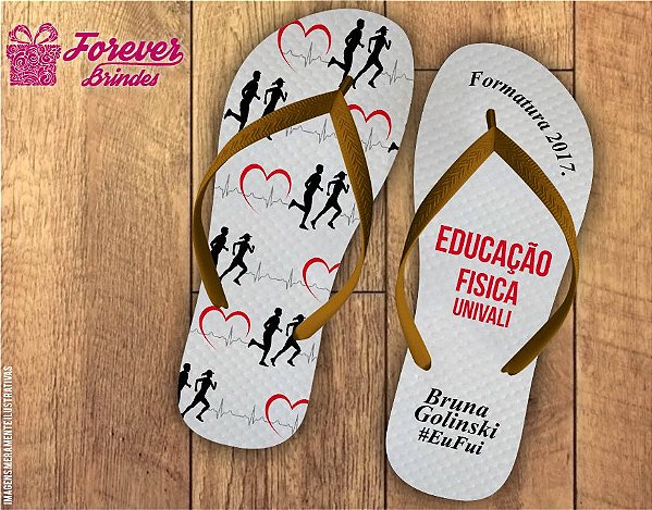 Chinelo Formatura Educação Corredores