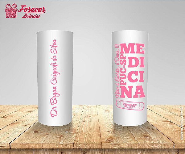 Copo Long Drink Medicina Frase