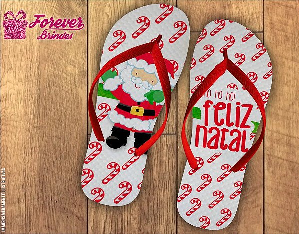 Chinelo De Natal Papai Noel